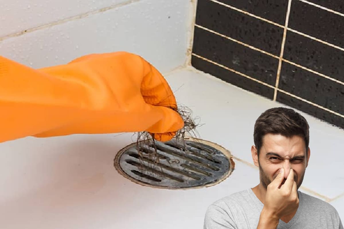 Ralo com refluxo e cheiro forte de esgoto