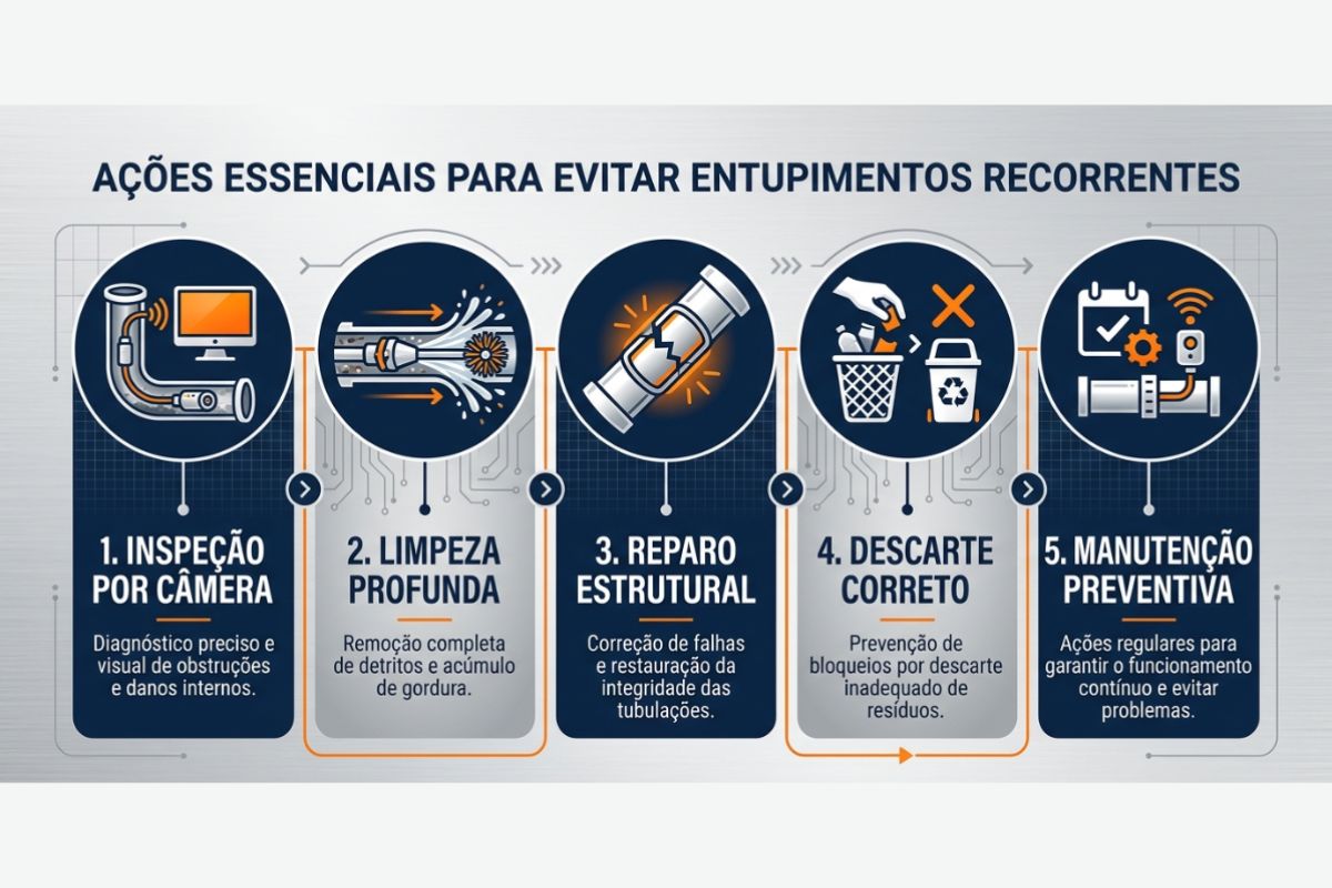 Prevenção de entupimento recorrente em imóveis de Perdizes