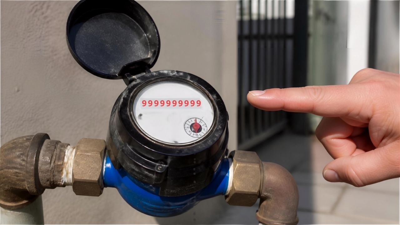 Hidrômetro girando com tudo fechado em imóvel de Sapopemba