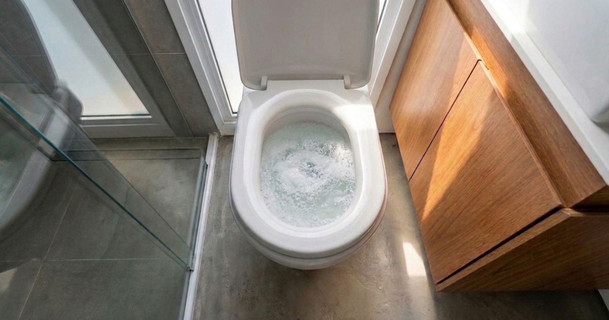 Vaso sanitário borbulhando em banheiro na Vila Prudente